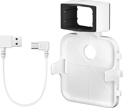 Produktbild von Steckdosenhalterung für Blink Sync-Modul 2 – Wandhalterung mit kurzem Ladekabel, kein Kabelsalat, für Innen & Außen