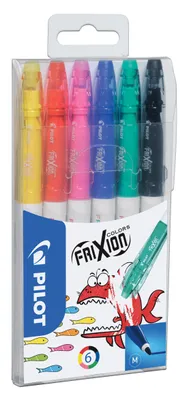 Produktbild von PILOT PEN Pilot FriXion Colors - Marker - verschiedene Farben - 2.5 mm - mit Radierer (Packung mit 6)