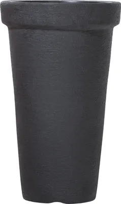Image de CASARIA® Pot de fleurs XXL Anthracite 42L Bac à plantes 63x40cm rond résistant à l'hiver jardin terrasse Cache-pot Bac à fleurs