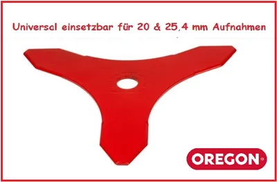 Image de OREGON Lame de débroussailleuse Lame pour broussailles - 300 x 3 mm ONE for ALL - 20 & 25,4 mm
