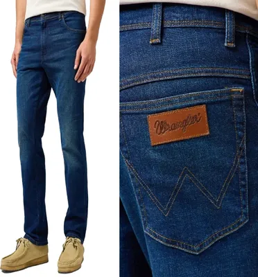 Obrázek produktu pro WRANGLER, pánské džíny, rovný střih, TEXAS, W31 L32, modré, džíny, baggy jeans, buggy