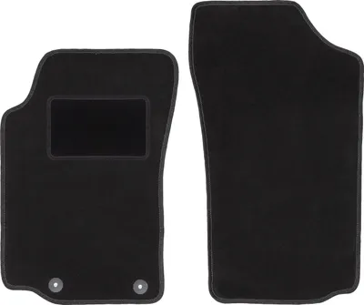 Immagine prodotto di Wielganizator tappetini auto velours anteriori adatto per Peugeot 306 (1993-2001, cabriolet) neri, set 2 pz, con fissaggi