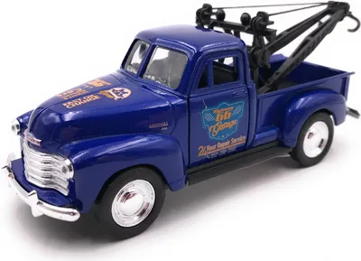 Obrázok produktu pre Onwomania Model Car Chevrolet Tow Truck Pic Up Blue Car Mst. 1:34-39