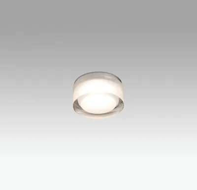 A single ceiling light fixture against a plain background.