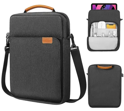Obrázek produktu pro Pouzdra na tablety Omgoods pro 11palcové iPad a Galaxy Tab – černá a šedá barva, ochranná a stylová