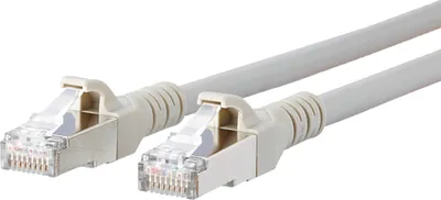 Produktbild von METZ CONNECT Patchkabel Cat.6A AWG 26, LSOH, grau, 7 m