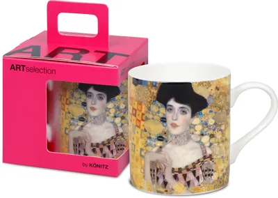 Immagine prodotto di Könitz Becher Adele Bloch Bauer I - Gustav Klimt, in Geschenkbox, Bone China, Bunt, 400 ml, 11 5 004 2766