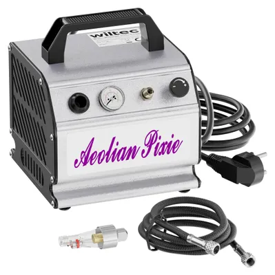 Produktbild von Airbrush Kompressor AS176 kompakt Airbrushkompressor 3 bar Einzylinder