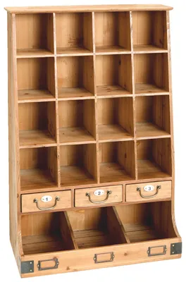 Produktbild von Wandregal FINN mit 3 Schubladen, 55 cm breit, 81,5 cm hoch
