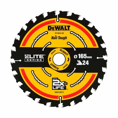 Zdjęcie produktu dla DEWALT | DT10624-QZ Tarcza tnąca do drewna, 165 x 20 mm