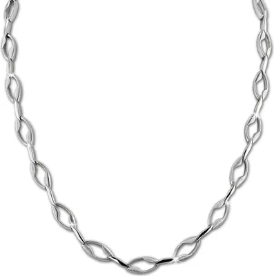 Produktbild von SilberDream Collier Damen 45cm 925 Sterling Silber Halsschmuck Ranke SDK465J