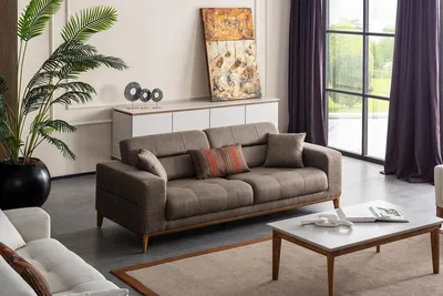 Produktbild von Luxus Wohnzimmer Sofa Dreisitzer Couch Modern Design Polstersofas Neu