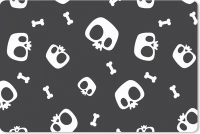 Produktbild von MuchoWow® Mauspad Mousepad Muster - Schädel - Skelett - Knochen - Junge - Kinder - Kinder 27x18 cm - Mousepads - Maus Mat - Pad - Mausunterlage - Büroartikel - Desk Matten