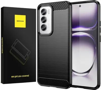 Image de Coque SPACECASE Carbon pour Oppo Reno 12 Pro 5G noir
