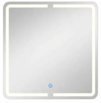 Obrázek produktu pro Koupelnová zrcadlová skříňka s osvětlením DJ505701_1, 80 x 60 cm, bílá