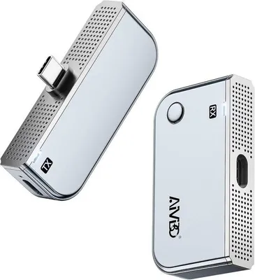 Produktbild von 2026 Kabelloser USB-C-Sender und -Empfänger, 4K HDMI, Plug & Play, Reichweite 50 m, 5,8 G drahtlose Video-/Audioübertragung für Telefon und Tablet