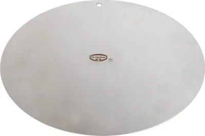 Produktbild von Dr. Oetker Deko- und Transportplatte Ø32cm, Küchenhelfer aus hochwertigem Edelstahl, beidseitig verwendbar, stabile und langlebige Platte, (Farbe: silber)