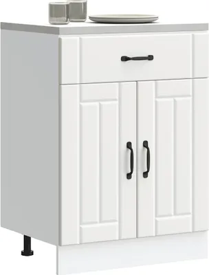 Produktbild von Hochwertig Küchen-Unterschrank Lucca Weiß Holzwerkstoff 853727