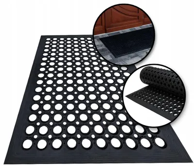 Image de Tapis de porte ML caoutchouc antidérapant 60x90