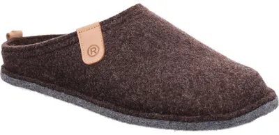Produktbild von Rohde Herren Pantoffel Hausschuh Softfilz Wechselfußbett Lucca-H 6940, Größe:44 EU, Farbe:Braun