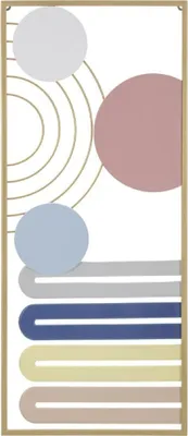 Produktbild von Mauro Ferretti Wandtafel Bunt 37,5x2x84 cm mehrfarbig