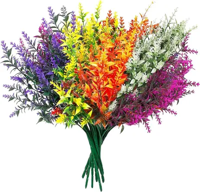 Produktbild von Künstliche Blumen Pflanzen wie Echt 10 Bündel Kunstblumen Balkon