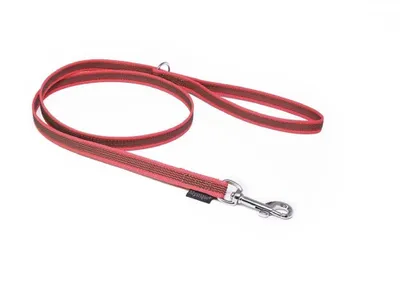 Produktbild von Mystique® Gummierte Leine 12mm mit Handschlaufe Standard Karabiner neon pink 1m