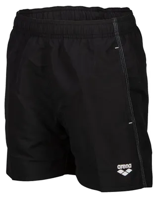 Productafbeelding van Arena Jungen Beach Boxer, zwemshorts, effen model, zwart-wit, maat 164 EU
