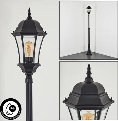 Produktbild von Forlimpopoli Wegeleuchte aus Metall/Glas in Schwarz/Klar