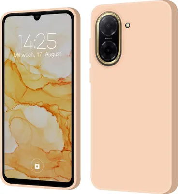 A product shot of a phone case, shown from two angles: one showing the front of the phone with the case on, and the other showing the back of the case.