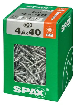 Obrázok produktu pre Spax TRX zápustná hlava Wirox 4,5x40 XXL