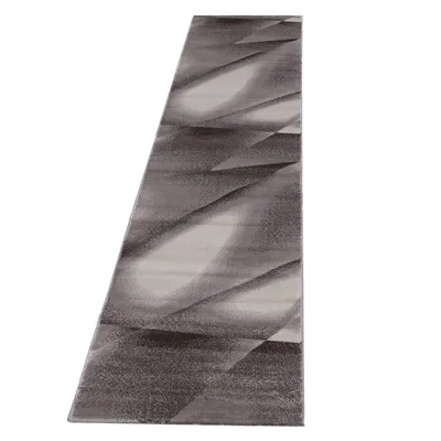 Image de Ayyildiz | Tapis moderne Miami - 80 cm x 300 cm - Brun - Antiallergique - Doux et Élégant