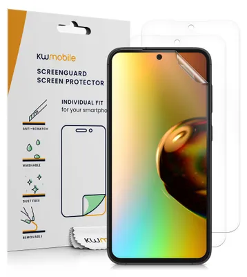 Produktbild von kwmobile 3x Displayschutzfolie kompatibel mit Samsung Galaxy S23 FE Folie - klare Schutzfolien Set in transparent