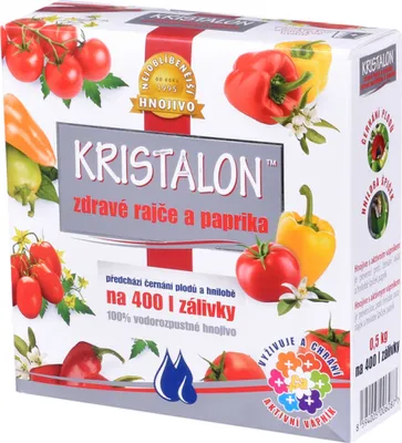 Obrázok produktu pre Agro Kristalon  Zdravé rajče a paprika 0.5 kg