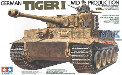 Produktbild von TAMIYA 35194 Tiger I - mid Production