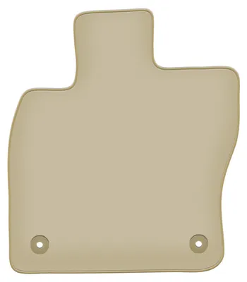 Image de Tapis conducteur moquette PREMIUM beige compatible avec Seat Ateca (2016-, crossover) – avec fixations – sur‑mesure