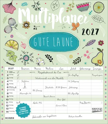 Produktbild von Multiplaner - Gute Laune 2027