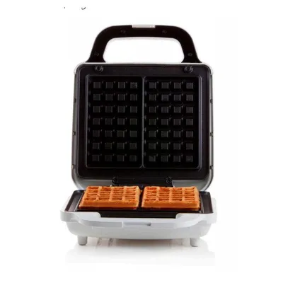 Produktbild von DOMO DO9222W XL Tasty Waffeleisen Kontrollleuchte, klappbar, Antihaftbeschichtung Weiß (DO9222W)