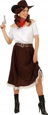 Immagine prodotto di Costume da cowgirl 4 pezzi per donna