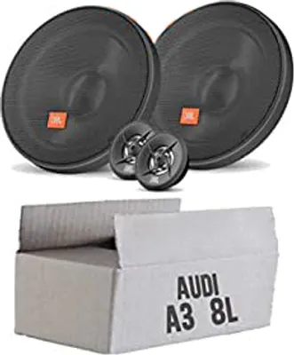 Produktbild von Lautsprecher Boxen JBL 16,5cm System Auto Einbausatz - Einbauset passend für Audi A3 8L Heck - justSOUND