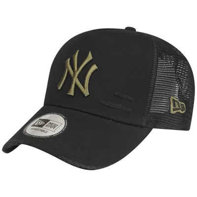 Obrázok produktu pre New Era Mesh Trucker Cap DISTRESSED New York Yankees black