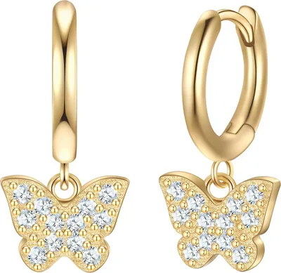 Produktbild von Glanzstücke München Creolen Schmetterling Sterling Silber Zirkonia 50084387