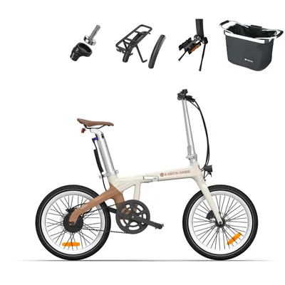 Zdjęcie produktu dla Składany rower elektryczny A DECE OASIS ADO Air Carbon – 250W, napęd paskowy, wyświetlacz IPS LCD, GPS, aplikacja ADO, ultralekki e-bike miejski damsk