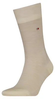 Obrázok produktu pre Pánske ponožky Premium z vlny – svetlo béžová melírovaná – veľkosť 43–44