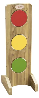 Productafbeelding van CLASSIC WORLD EDU Houten verkeerslicht XXL