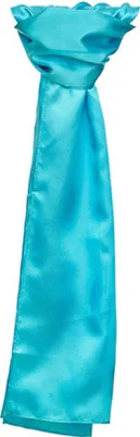 Produktbild von Satin Scarf, Turquoise, 120 x 25cm