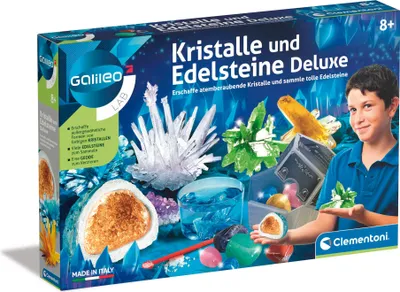 Produktbild von Kristalle und Edelsteine Deluxe, Experimentierkasten
