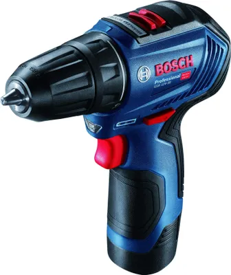 Produktbild von Bosch GSR 12V-30 Professional, Schlagschrauber, Pistolengriff, Blau, Deutschland, 1600 RPM, 420 RPM