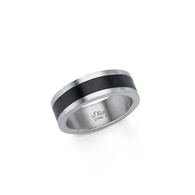 Produktbild von s.Oliver Jewel Herren Ring Edelstahl bicolor 201507-1, Ringgröße:66 (21.0 mm Ø)