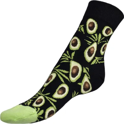 Obrázok produktu pre Ponožky Avocado - 43-46 - Čierna, Zelená